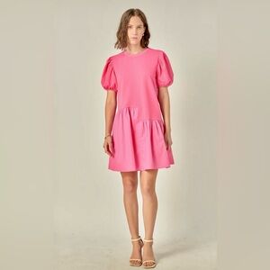 English Factory Rose Knit Dress